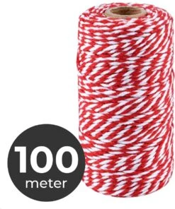 GrillX Slagerstouw 100 Meter - Keukentouw 2mm - Extra Sterk Rolladetouw - Bindtouw - BBQ Accesoires