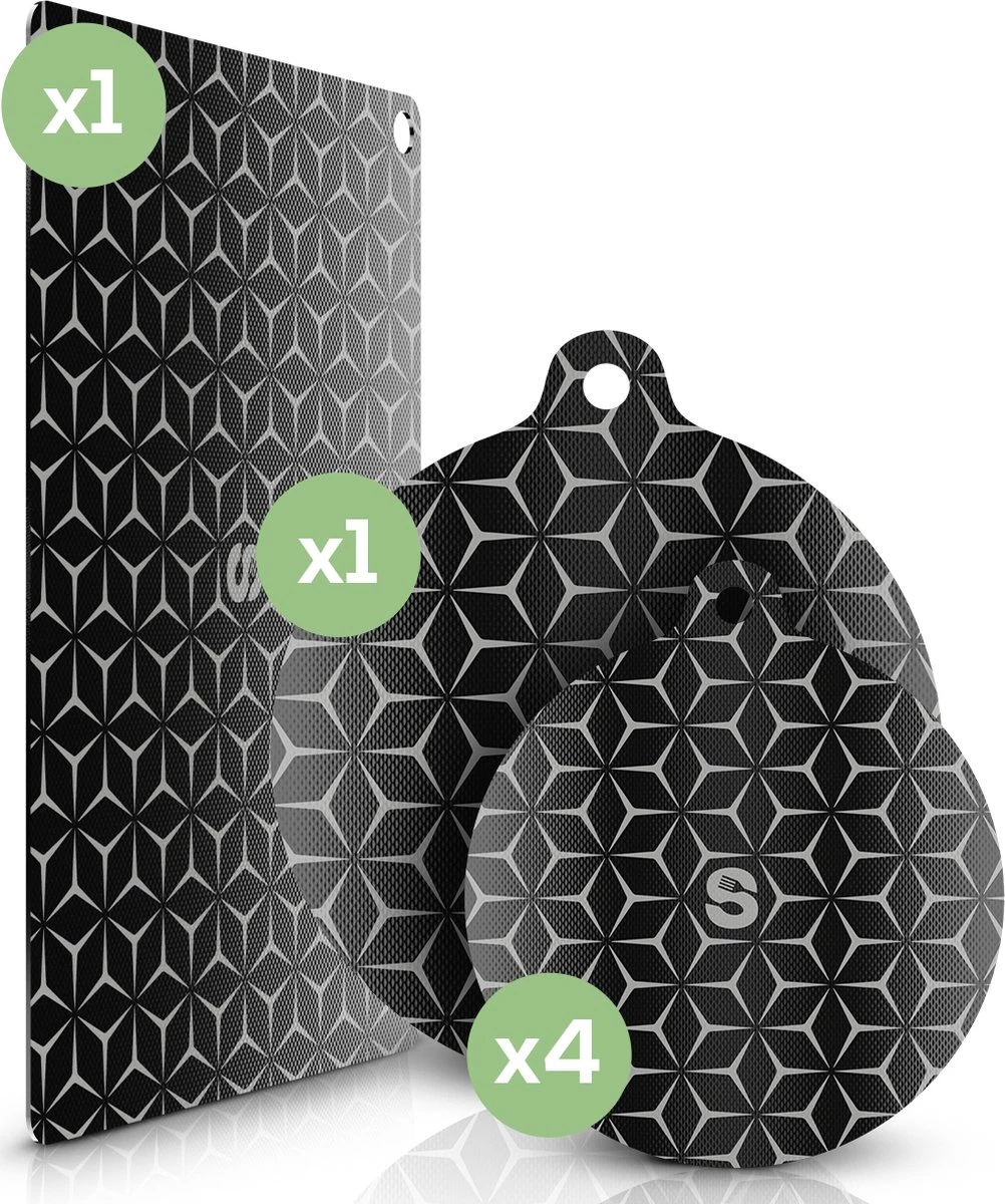 Chefsey Inductie Beschermer Set – Afdekplaat Voor Kookplaat – 6 Stuks – Inductie Mat – Onderzetter - Rond - Rechthoek 1 Chefsey Inductie Beschermer Set – Afdekplaat Voor Kookplaat – 6 Stuks – Inductie Mat – Onderzetter - Rond - Rechthoek