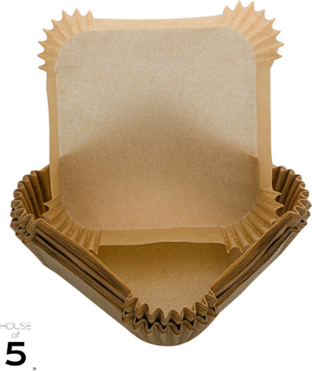 Airfryer Bakpapier - Wegwerpbakjes - 20 Tot 22cm - Airfryer Accessoires - 100 Stuks 2 Airfryer Bakpapier - Wegwerpbakjes - 20 Tot 22cm - Airfryer Accessoires - 100 Stuks - Afbeelding 2