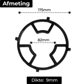 Cuisine King® Gaspitverkleiner - Gietijzer - 17,5 Cm - Pandrager - Vlam Verkleiner/Verdeler – Sudderplaat -Merkloos Winkel 1013x1200 4