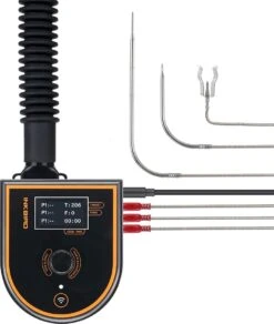 INKBIRD ISC-007BW EU Automatische Voedselthermometer Voor Big Green Egg, Kamado Joe, Meater, Weber, Primo, Vision Grill, Akorn Kamado, Smoker Controller EU