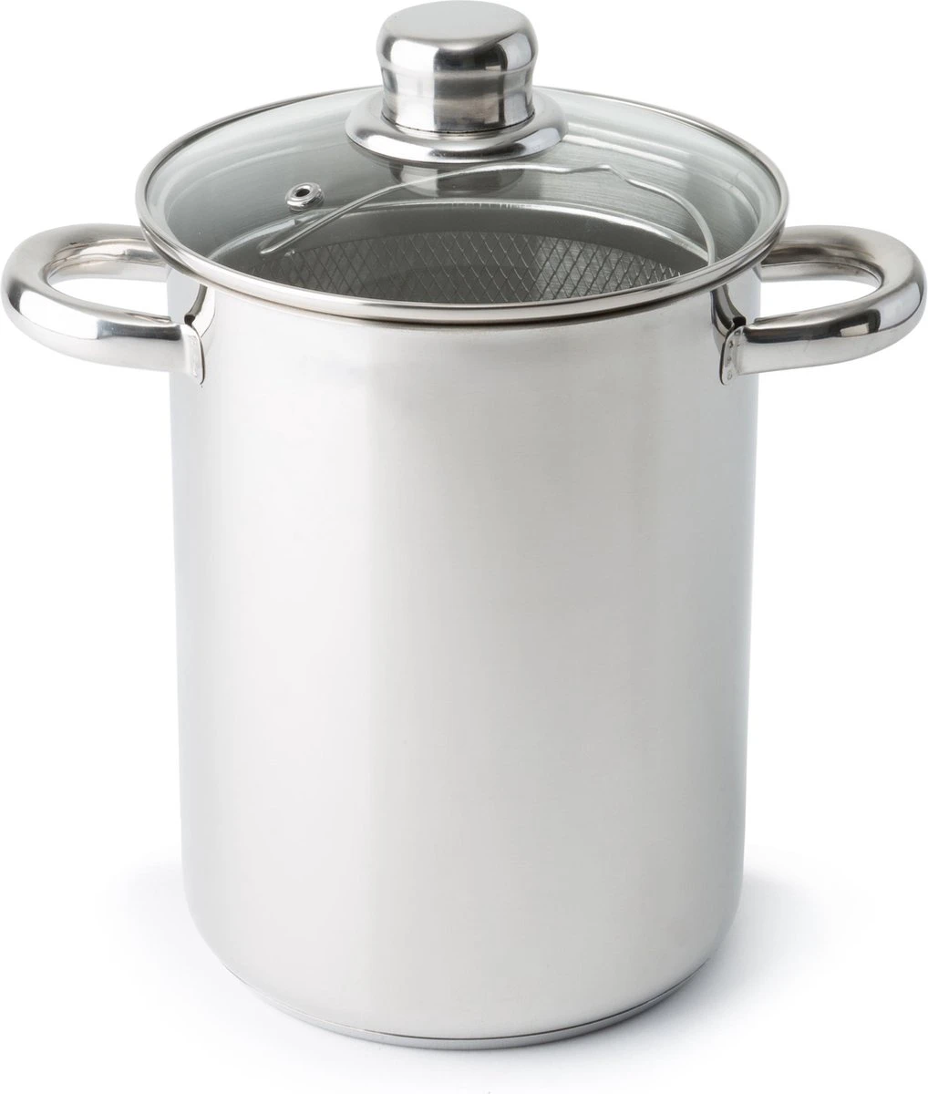 Imperial Kitchen Asperge/pastapan - 19x14cm - RVS 2 Imperial Kitchen Asperge/pastapan - 19x14cm - RVS - Afbeelding 2