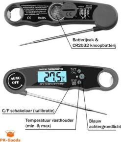Merkloos PK Goods BBQ Thermometer- BBQ Accesoires -Draadloze Thermometer- Kernthermometer - Waterdicht- Vleesthermometer -Merkloos Winkel 1024x1200 5