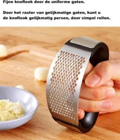 Mister Mill Knoflookpers RVS Incl. Peller En Borstel - Lookpers - Knoflook Pers - Gemberpers - Knoflooksnijder - Knoflookpeller - Garlic Press -Merkloos Winkel 1025x1200 5