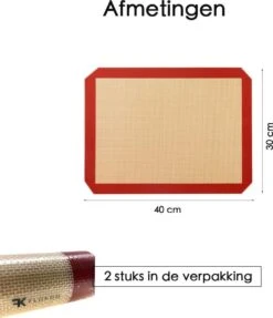 Bakmat Siliconen - 2 Stuks - 42 X 30 Cm - Anti Kleef -Merkloos Winkel 1031x1200 5