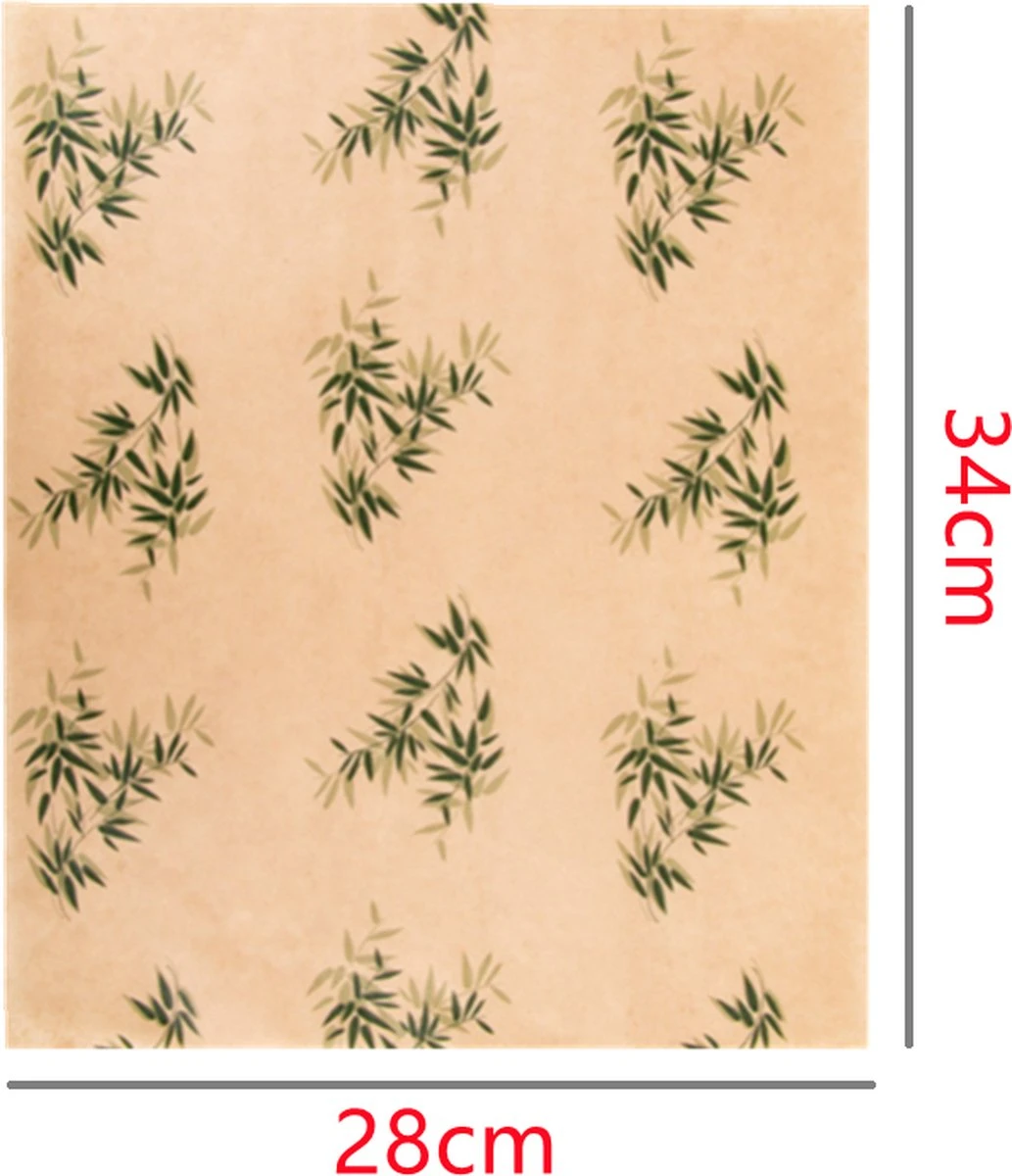 Rainbecom - 28 X 34 Cm - 50 Stuks - Hamburger Vetvrij Papier - Duurzaam - Vocht En Vetbestendig - Papieren Voor Sandwiches, Hamburgers, Snacks 2 Rainbecom - 28 X 34 Cm - 50 Stuks - Hamburger Vetvrij Papier - Duurzaam - Vocht En Vetbestendig - Papieren Voor Sandwiches, Hamburgers, Snacks - Afbeelding 2