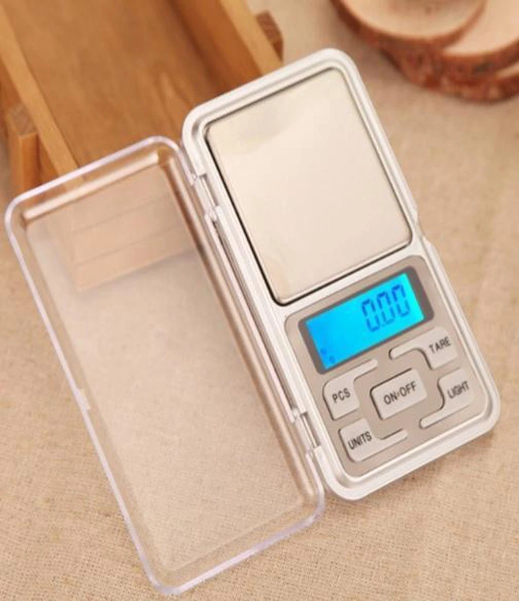 Merkloos Digitale Precisie Weegschaal 0.1/ 500g Gram Goud Weegschaaltje 2 Merkloos Digitale Precisie Weegschaal 0.1/ 500g Gram Goud Weegschaaltje - Afbeelding 2