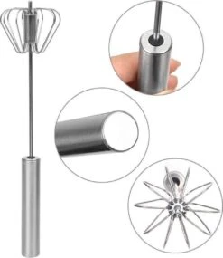 LOUZIR Semi Automatische Garde Van Roestvrij Staal - Beslag Klopper - Staafmixer - Mixer - Zilver -Merkloos Winkel 1039x1200 4