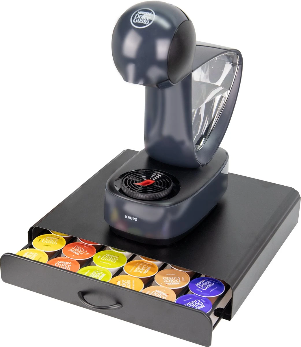 Luxe Dolce Gusto Capsule Houder - Cuphouder - 36 Stuks - Zwart 1 Luxe Dolce Gusto Capsule Houder - Cuphouder - 36 Stuks - Zwart