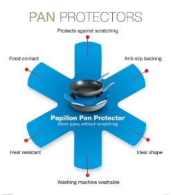 Merkloos Papillon 6 Stuks Panbeschermers - 38 Cm - Uni Antraciet -Merkloos Winkel 1052x1200 11