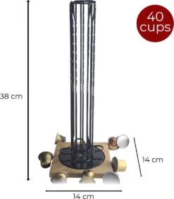 Merkloos Happypanda Capsule Houder -Capsule Houder Voor Nespresso-360° Draaibaar-40 Capsules-pods-modern Designed- Coffee Pods Holder-keuken Interieur- Kantoor Capsules Houder -Merkloos Winkel 1052x1200 12