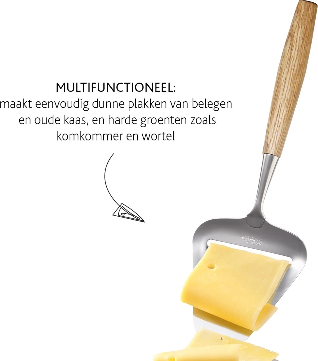 Boska Kaasschaaf Oslo - Kaaschaaf Harde Kaas - Kaasschaaf Voor Oude Kaas - Kaasschaaf Houten Handvat - RVS - Keukengerei - Keuken Accessoires - 10 Jaar Garantie 4 Boska Kaasschaaf Oslo - Kaaschaaf Harde Kaas - Kaasschaaf Voor Oude Kaas - Kaasschaaf Houten Handvat - RVS - Keukengerei - Keuken Accessoires - 10 Jaar Garantie - Afbeelding 4