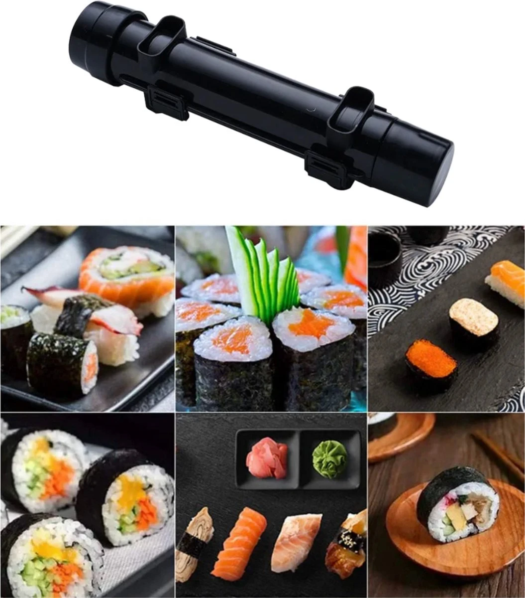 Merkloos Sushi Sushi Servies - Sushi Go - Sushi Set - Sushi Maker - Sushi Kit - Incl Sushi Roller 2 Merkloos Sushi Sushi Servies - Sushi Go - Sushi Set - Sushi Maker - Sushi Kit - Incl Sushi Roller - Afbeelding 2