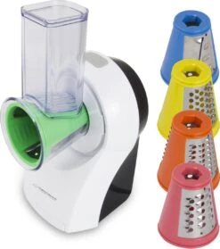 Esperanza ''Caprese'' Elektrische Rasp Met 5 Opzetstukken - Snel Raspen - Elektric Grater - 150W - Wit 5 Esperanza ''Caprese'' Elektrische Rasp Met 5 Opzetstukken - Snel Raspen - Elektric Grater - 150W - Wit -Merkloos Winkel 1062x1200 5