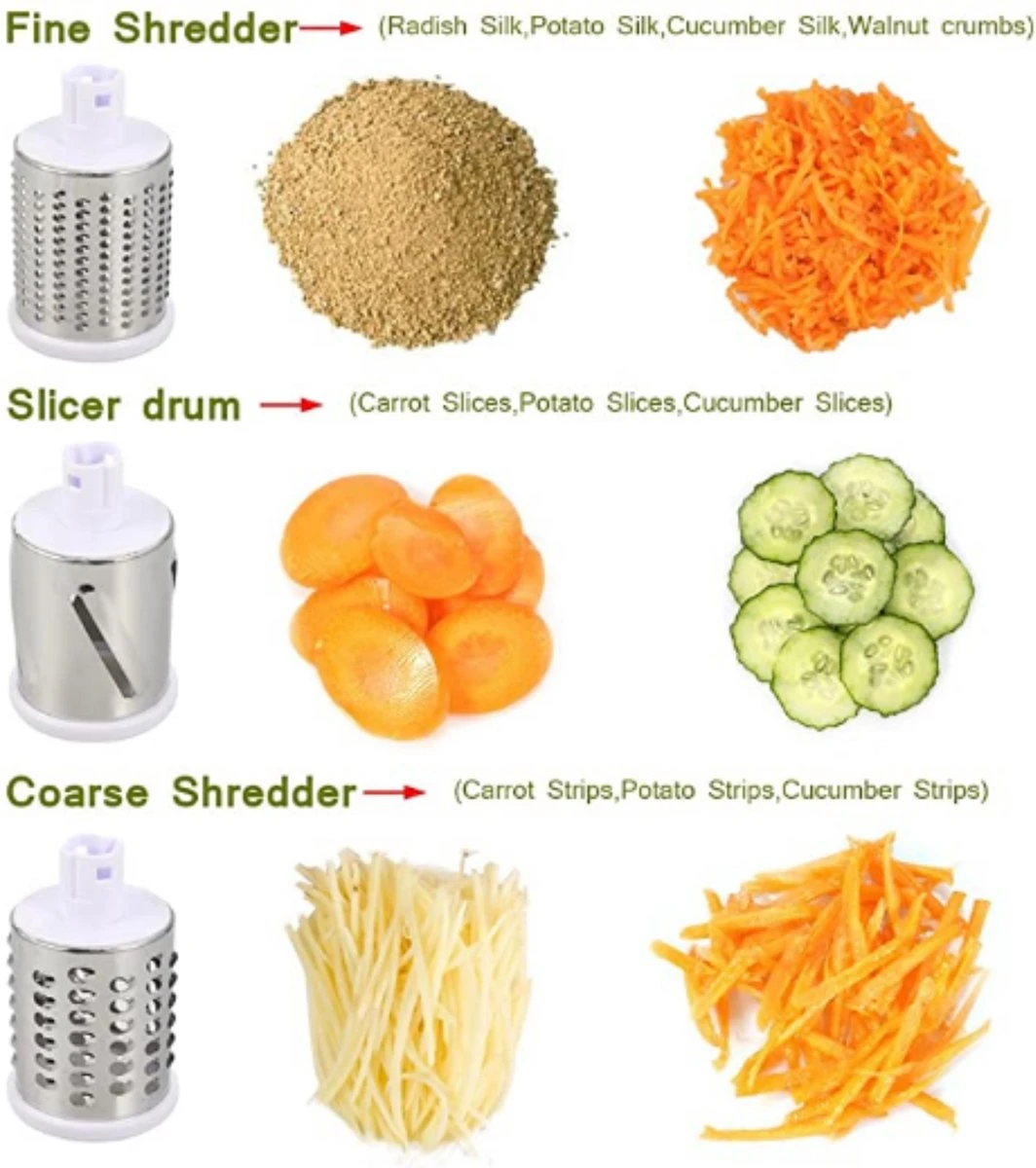 W&Z® Mandoline Groentesnijder- Slicer Dicer - Rasper - Keukensnijder - Vaatwasser Bestendig 11 W&Z® Mandoline Groentesnijder- Slicer Dicer - Rasper - Keukensnijder - Vaatwasser Bestendig - Afbeelding 11