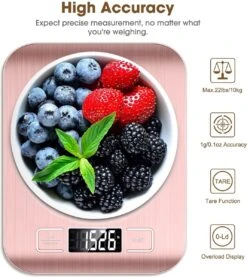 Imtex Digitale Precisie Keukenweegschaal - Tot 5000 Gram (5kg) - RVS Rosé -Merkloos Winkel 1069x1200 8