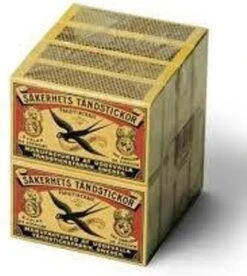 Zwaluw Lucifers Klein 2 Verpakkingen Met 8 Doosjes