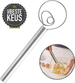 Deense Deegklopper RVS | 29,5 Cm| Deeg Garde | Danish Whisk | Deense Deeg Garde | Deegklopper| Deegklopper Deens | Originele Deense Deegklopper | RVS