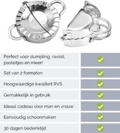 Floor 10 - Dumpling Maker - Ravioli Snijder - Pastei Vorm - Empanada Maker - Gyoza Maker - Keukengerei - Keukenaccessoires - RVS - Set Van 2 12 Floor 10 - Dumpling Maker - Ravioli Snijder - Pastei Vorm - Empanada Maker - Gyoza Maker - Keukengerei - Keukenaccessoires - RVS - Set Van 2 -Merkloos Winkel 1080x1200 5