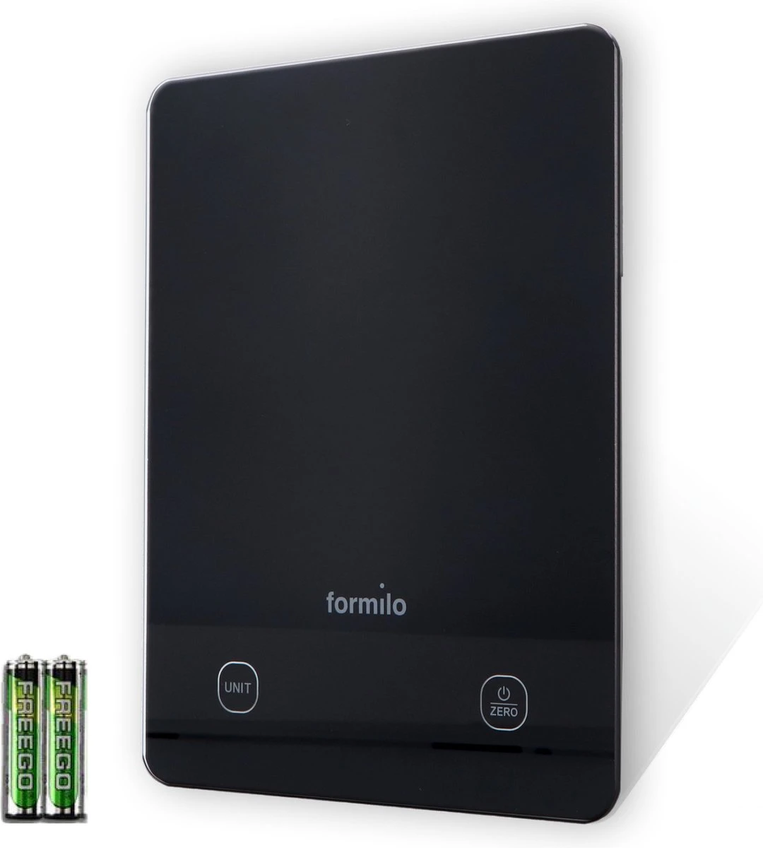 Formilo Digitale Precisie Keukenweegschaal - Weegschaal Keuken Met Tarra Functie - 1gr Tot 5kg - Inclusief Batterijen - Zwart 1 Formilo Digitale Precisie Keukenweegschaal - Weegschaal Keuken Met Tarra Functie - 1gr Tot 5kg - Inclusief Batterijen - Zwart