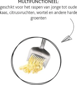 Boska Kaasrasp Copenhagen - Kaasrasp Harde Kaas - Kaasrasp Voor Oude Kaas - Vaatwasserbestendig - Multifunctionele Kaasrasp - RVS - 180 X 74x 20 Mm - Keukengerei - Keuken Accessoires - 10 Jaar Garantie -Merkloos Winkel 1081x1200 5