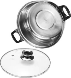 KitchenPrince 12-Delige Pannenset RVS - Pottenset - Kookpannen - Koekenpan - Steelpan - Bakpan - PFAS-Vrij - Pannenset - Pannenset Inductie - Antiaanbaklaag - Koekenpannenset -Merkloos Winkel 1082x1200