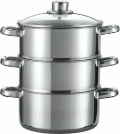 Merkloos Imperial Kitchen Stoompan - 20 Cm - 3 Delig - 21 X 26cm -Merkloos Winkel 1083x1200 2