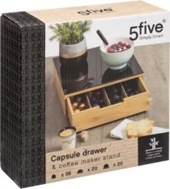 Luxe Capsulehouder Voor Koffiecups - Bamboe - Koffieapparaat Stand Met Lade Voor Koffiecups - Stijlvolle Koffiecupshouder -Merkloos Winkel 1083x1200 8