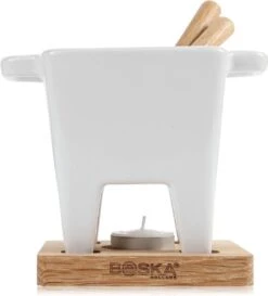 Boska Tapas Fondueset Bianco - Fondueset - Mag In Vaatwasser En Magnetron - 300 Ml