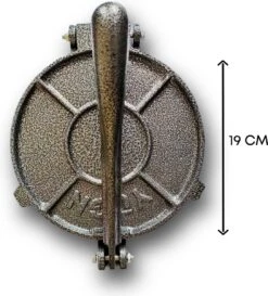 YUGN Tortilla Pers Roti Maker Hamburgerpers Inclusief 100 Stuks Bakpapier Vellen – Tortilla Maker Tortillapers Ook Als Wrap Taco En Hamburger Pers - Tortilla Press Veelzijdig En IJzersterk Gietijzer- Inclusief EBook - 19 CM Diameter - Cadeau -Merkloos Winkel 1087x1200 4