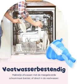 Perow Ijsvormpjes - 6 Stuks - Inclusief Gratis Trechter En Reinigingsborstel - BPA En Chemicaliën Vrij Silicone IJshouder - IJs Vorm Makers - 2 Kleuren - IJslolly Vormen -Merkloos Winkel 1094x1200 2