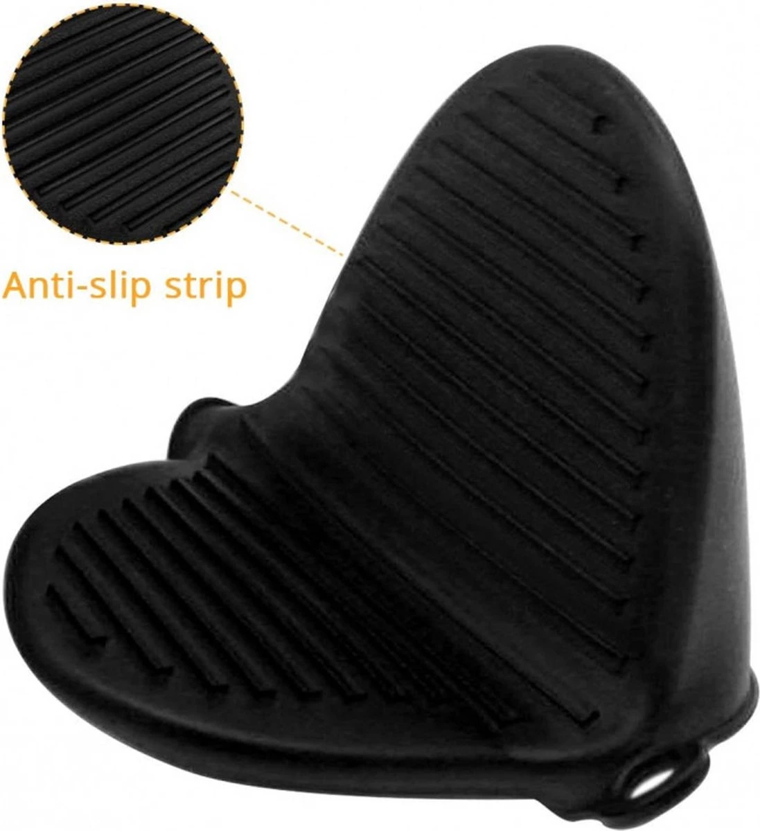 Merkloos Hittebestendige Siliconen Ovenwant - Antislip BBQ & Keuken Handschoenen - 2 Stuks - 3 Merkloos Hittebestendige Siliconen Ovenwant - Antislip BBQ & Keuken Handschoenen - 2 Stuks - - Afbeelding 3