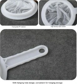 WiseGoods Keuken Zeef - Mesh Keukenzeef - Ultra-fijne Bolzeef - Vergiet - Keuken Accessoires - (Geschikt Voor Kefir) 8 WiseGoods Keuken Zeef - Mesh Keukenzeef - Ultra-fijne Bolzeef - Vergiet - Keuken Accessoires - (Geschikt Voor Kefir) -Merkloos Winkel 1099x1200 5