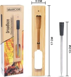 Mancor Vleesthermometer Met Bluetooth En App - BBQ Accessoires Thermometer - Keukenthermometer Digitaal -Merkloos Winkel 1101x1200 5