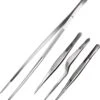 SKJØNE Keukenpincetten - Set Van 4 Stuks - 30 Cm - 16 Cm - Vleespincet - Keukentang - Kookpincet - Pincet Modelbouw - Serveerpincet - Keukenpincet 30 Cm - Pincet Koken - Pincet Hobby - Roestvrij Staal