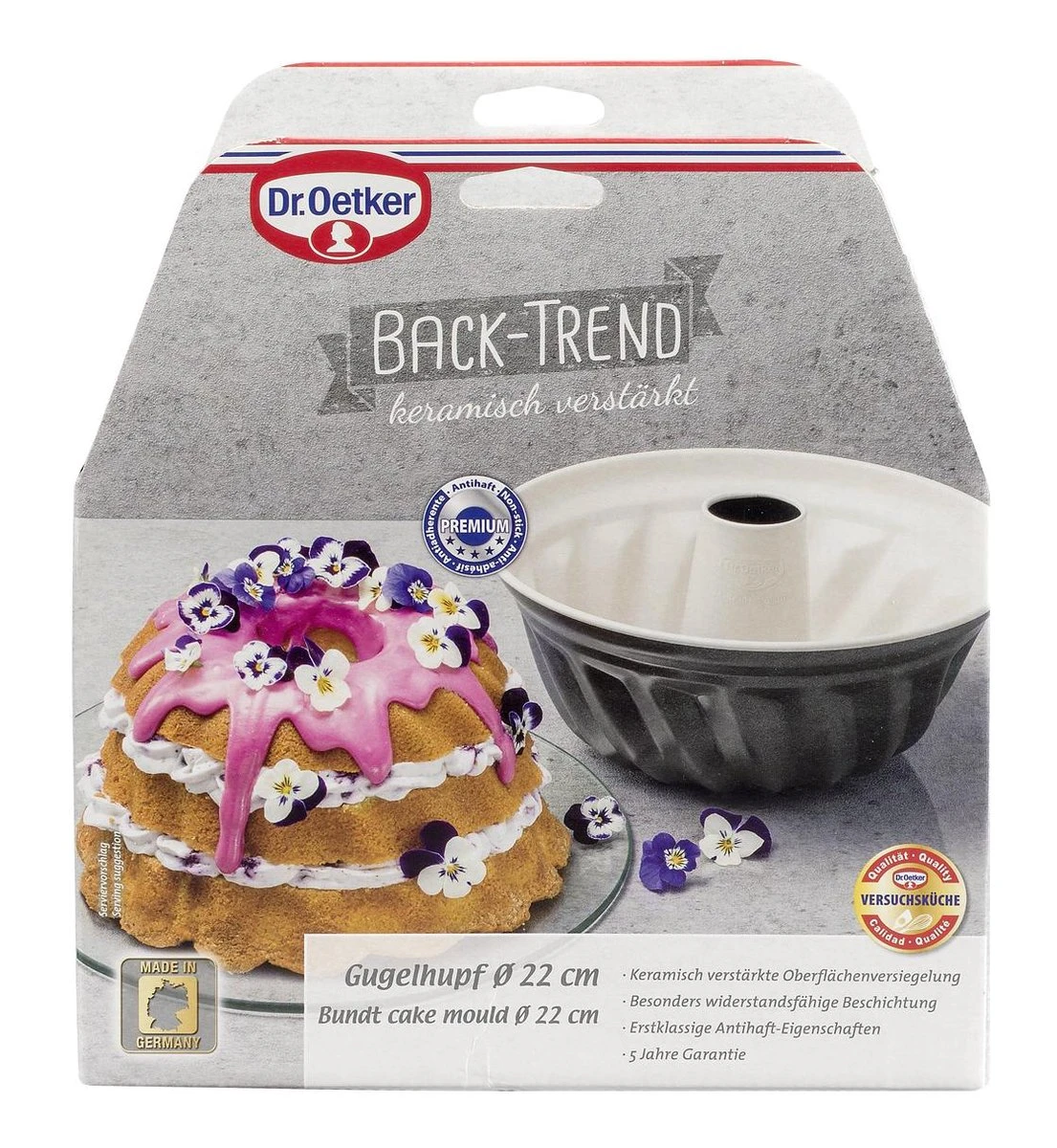 Dr. Oetker Tulbandvorm 'Back Trend' - 22x11,5 Cm 2 Dr. Oetker Tulbandvorm 'Back Trend' - 22x11,5 Cm - Afbeelding 2