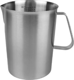 Krumble Maatbeker Met Schenktuit - Maatbekers - Meetbeker Voor Koken En Bakken - Maatkan - Kookgerei - Mengbeker - Blender Beker - RVS - 2 Liter - 14,5 X 17 X 14,5 Cm (lxbxh) - Zilver -Merkloos Winkel 1106x1200 5