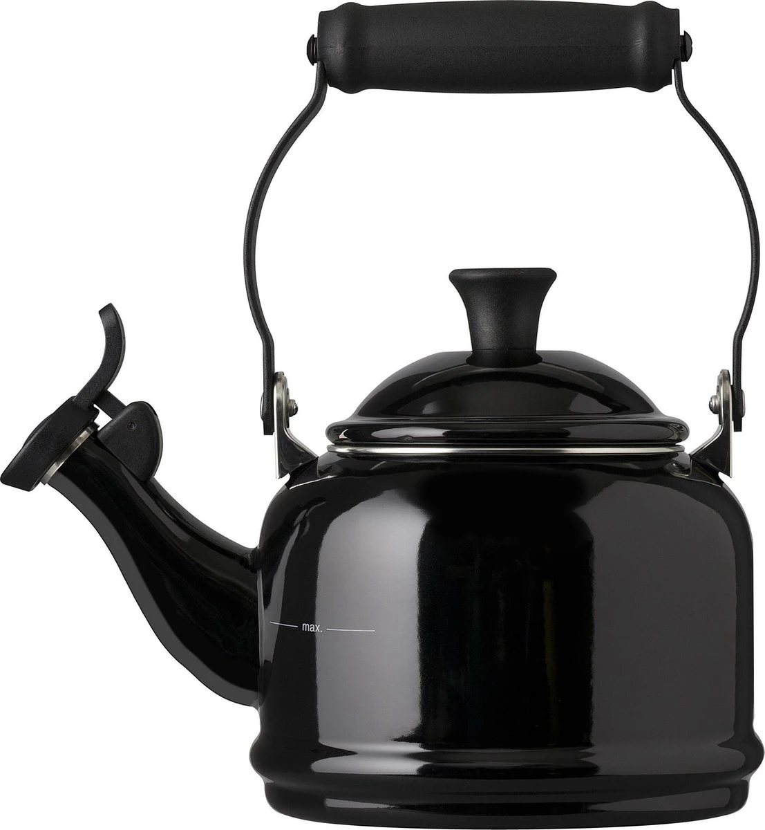 Le Creuset Demi Fluitketel - 1,1 L - Ebbenzwart 1 Le Creuset Demi Fluitketel - 1,1 L - Ebbenzwart