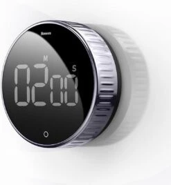 Merkloos Magnetische Timer - Digitale LED Display Stopwatch - Interval Muurklok - Douchetimer - Kookwekker - Cool En Stijlvol