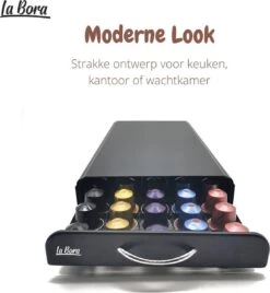 Luxe Design Capsulehouder Met Lade – Voor Nespresso Capules - 50 Cups – Cupshouder – Metaal RVS - La Bora 13 Luxe Design Capsulehouder Met Lade – Voor Nespresso Capules - 50 Cups – Cupshouder – Metaal RVS - La Bora -Merkloos Winkel 1108x1200 31