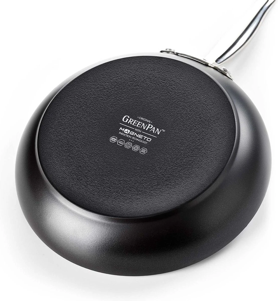 GreenPan Barcelona Infinity Pro Koekenpannenset - 3-delig - Zwart - Inductie - PFAS-vrij 4 GreenPan Barcelona Infinity Pro Koekenpannenset - 3-delig - Zwart - Inductie - PFAS-vrij - Afbeelding 4