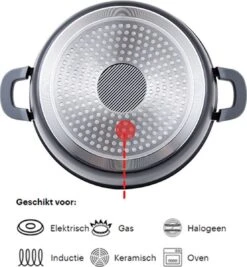 Cheffinger 28cm Lage Kookpot / Braadpan - CF-SC28 10 Cheffinger 28cm Lage Kookpot / Braadpan - CF-SC28 -Merkloos Winkel 1110x1200