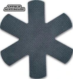 Merkloos Papillon 6 Stuks Panbeschermers - 38 Cm - Uni Antraciet -Merkloos Winkel 1110x1200 6