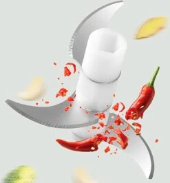 Draagbare USB Foodprocessor - Oplaadbare Keukenmixer - 250 ML Capaciteit - Geschikt Voor Babyvoeding , Groente En Smoothie - Mini Blender - Blender To Go - Voor Onderweg -Merkloos Winkel 1114x1200 11