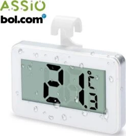Assio Thermometer Koelkast & Diepvries - Draadloos - Haakje - Magneet - Koelkast Thermometer