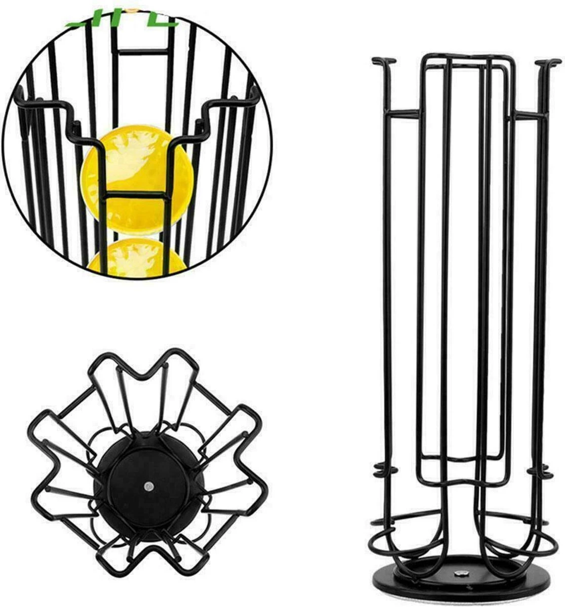 Dolce Gusto Cuphouder - Dolce Gusto Capsulehouder - Dolce Gusto - Capsulehouder Dolce Gusto - Draaibaar - Koffie - Zwart - 24 Capsules 2 Dolce Gusto Cuphouder - Dolce Gusto Capsulehouder - Dolce Gusto - Capsulehouder Dolce Gusto - Draaibaar - Koffie - Zwart - 24 Capsules - Afbeelding 2