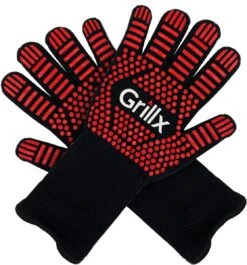 GrillX Hittebestendige Handschoenen - 2 Stuks - Ovenwanten - BBQ Handschoenen Tot 500°C - Ovenhandschoenen - BBQ Accesoires -Merkloos Winkel 1117x1200