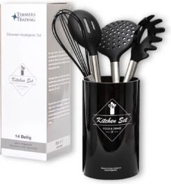 Keukengerei Set Met Houder 14 Delig - Hittebestendig / BPA Vrij / Siliconen - Keuken Gerei - Keukenset -Merkloos Winkel 1119x1200 2