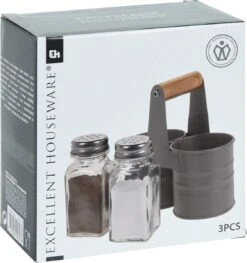 Relaxwonen - Peper En Zout Strooier - Peper En Zout Stel - Inclusief Houder -Merkloos Winkel 1126x1200 6