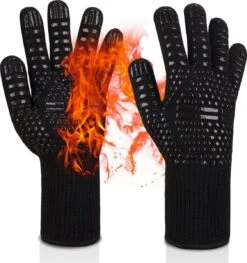 BBQ Ovenwanten- Met Gratis Vleesthermometer– Hittebestendige Handschoenen - Ovenhandschoenen - Barbecue Handschoen – Grill & Oven Want – Koken Accessoires - Vuurkorf En Openhaard - Gloves - Barbeque Keukenaccessoires -Zwart – 2 Stuks 10 BBQ Ovenwanten- Met Gratis Vleesthermometer– Hittebestendige Handschoenen - Ovenhandschoenen - Barbecue Handschoen – Grill & Oven Want – Koken Accessoires - Vuurkorf En Openhaard - Gloves - Barbeque Keukenaccessoires -Zwart – 2 Stuks -Merkloos Winkel 1127x1200